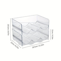 Clear Stackable Wine Bottle Organizer