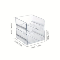 Clear Stackable Wine Bottle Organizer