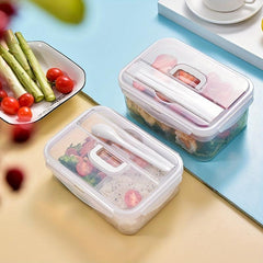 2pcs Japanese Lunch Box Fresh Keeping Microwavable Fruit Vegetable Pickle