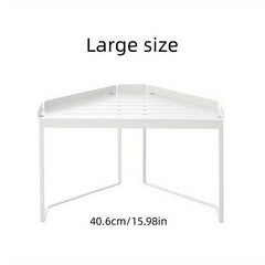Kitchen Corner Shelf Perforation Countertop Triangle Shelf