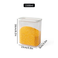 Clear Food Jar Grain Storage Can Sealed Food Storage Tank Kitchen Supplies