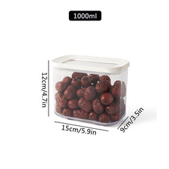 Clear Food Jar Grain Storage Can Sealed Food Storage Tank Kitchen Supplies