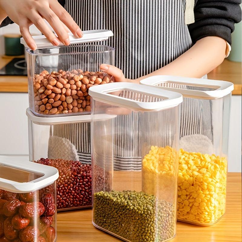 Clear Food Jar Grain Storage Can Sealed Food Storage Tank Kitchen Supplies