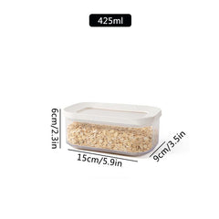 Clear Food Jar Grain Storage Can Sealed Food Storage Tank Kitchen Supplies