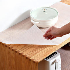 2pcs Non Adhesive Shelf Liners Kitchen Cabinet Shelf Cover Drawer Mat Waterproof