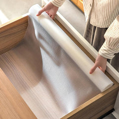 2pcs Non Adhesive Shelf Liners Kitchen Cabinet Shelf Cover Drawer Mat Waterproof