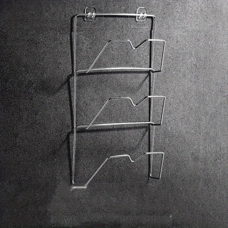 Stainless Steel Pot Cover Rack Wall Hanging Cutting Board Rack Kitchen Storage