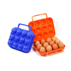 12 Grid Eggs Carrier Container Portable Plastic Eggs Container Eggs Holder