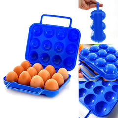 12 Grid Eggs Carrier Container Portable Plastic Eggs Container Eggs Holder