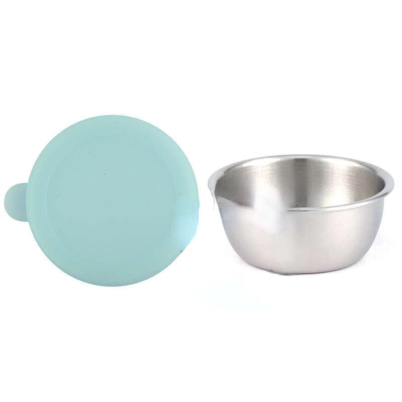 Set of 2 Stainless Steel Sauce Cups with Silicone Lid 50ML