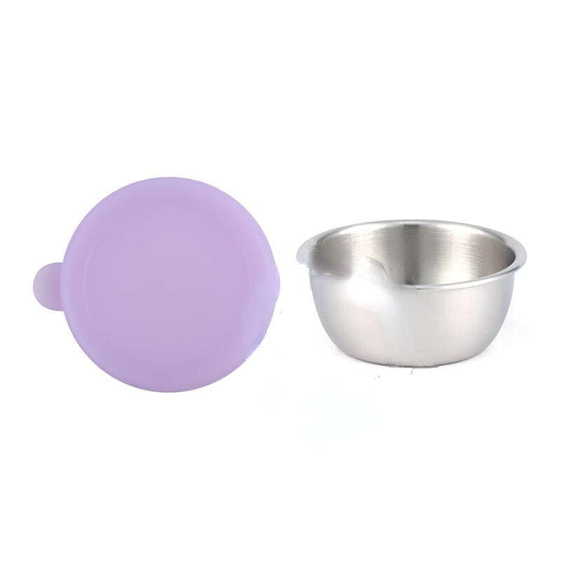 Set of 2 Stainless Steel Sauce Cups with Silicone Lid 50ML