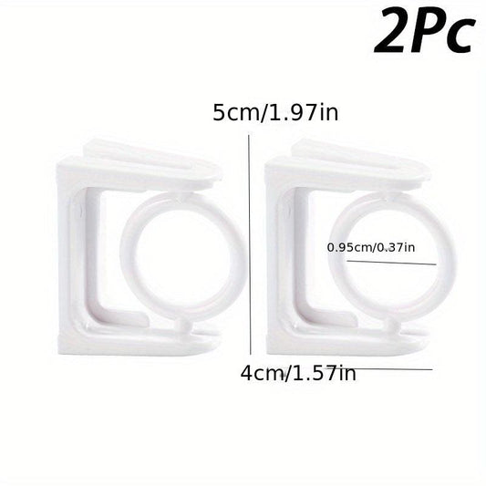 Telescopic Rotatable Ring Hooks Adhesive Sticky Hook Towel Rod F