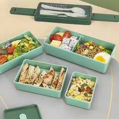Large Capacity Three Layer Bento Box Leakproof