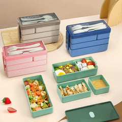Large Capacity Three Layer Bento Box Leakproof