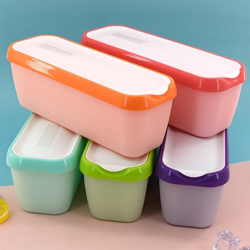 Large Rectangular Ice Cream Storage Box for School Canteen