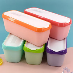 Large Rectangular Ice Cream Storage Box for School Canteen