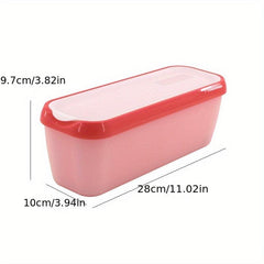 Large Rectangular Ice Cream Storage Box for School Canteen