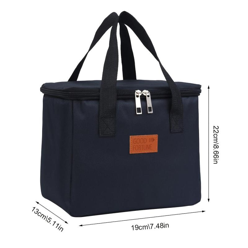 Waterproof Insulated Lunch Box Bag Portable Handbag for Picnic Camping