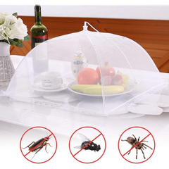 6pcs Pop Up Food Cover Tent 43x43cm Reusable Outdoor Picnic Food Mesh