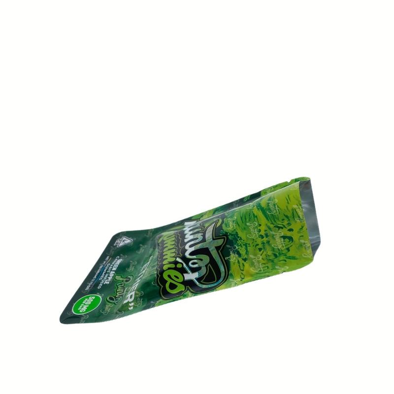 10 Pcs Green Resealable Bags for Snacks Nuts Seeds Candy Food Storage