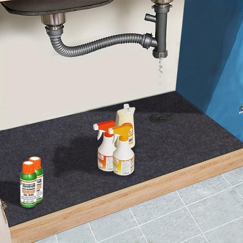 Waterproof Under Sink Mat 24x29 Prevents Leaks and Spills