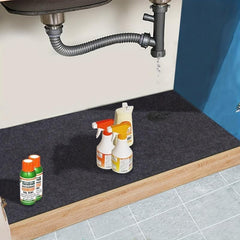 Waterproof Under Sink Mat 24x29 Prevents Leaks and Spills