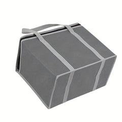 Foldable Reusable Insulated Grocery Bags with Zipper & Handles
