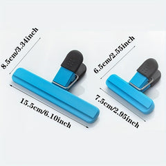 2pcs Food Sealing Clips Standing Snack Clip