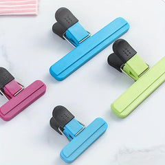 2pcs Food Sealing Clips Standing Snack Clip