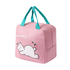 Outdoor Cartoon Insulated Lunch Bag Aluminum Film Oxford Cloth Lunch Box