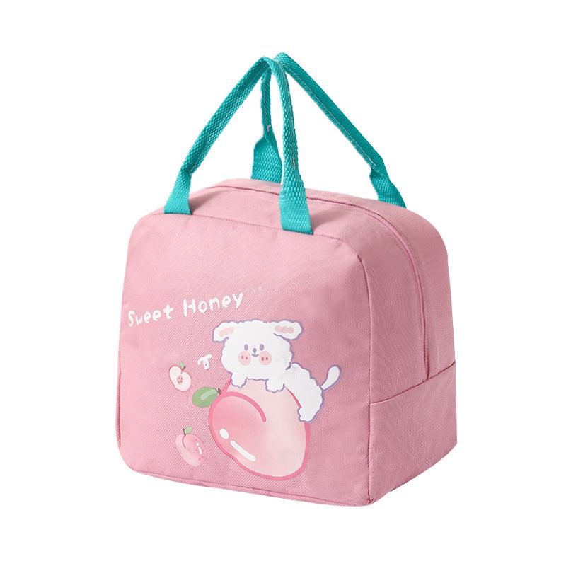 Outdoor Cartoon Insulated Lunch Bag Aluminum Film Oxford Cloth Lunch Box