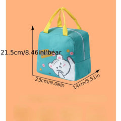 Outdoor Cartoon Insulated Lunch Bag Aluminum Film Oxford Cloth Lunch Box