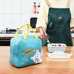 Outdoor Cartoon Insulated Lunch Bag Aluminum Film Oxford Cloth Lunch Box