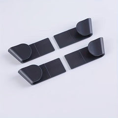 6pcs Pot Lid Rack Wall-Mounted Plate Storage Rack Kitchen Organizer
