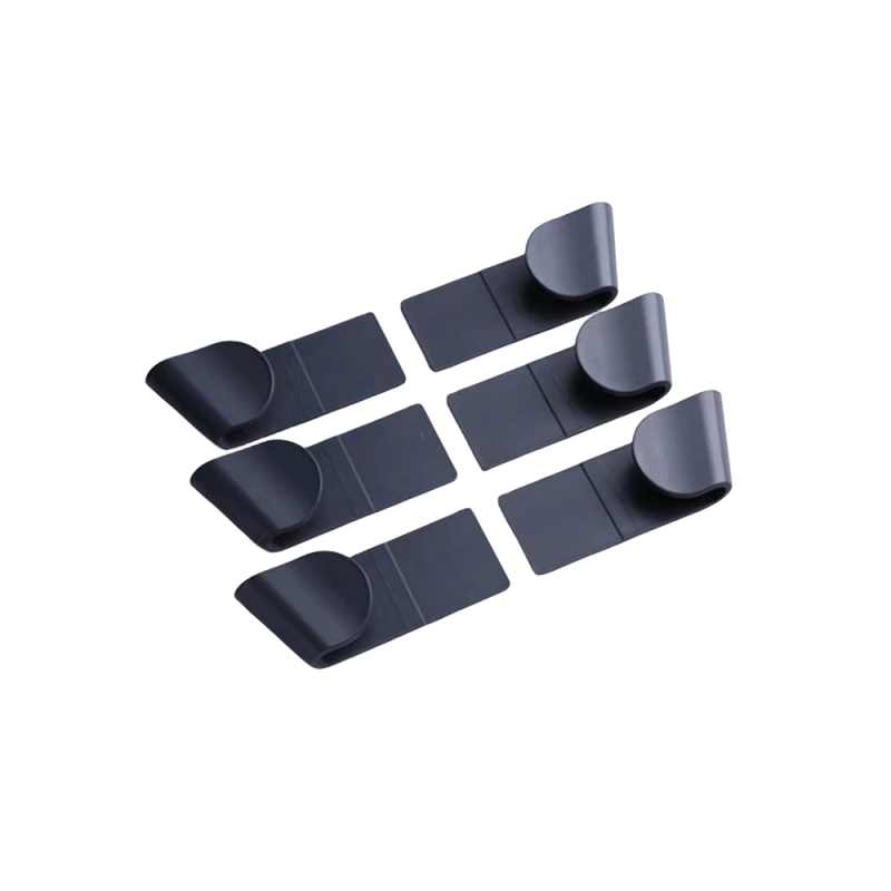 6pcs Pot Lid Rack Wall-Mounted Plate Storage Rack Kitchen Organizer