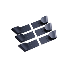 6pcs Pot Lid Rack Wall-Mounted Plate Storage Rack Kitchen Organizer