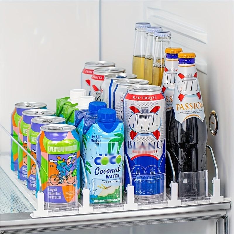 Adjustable Soda Can Dispenser for Refrigerator