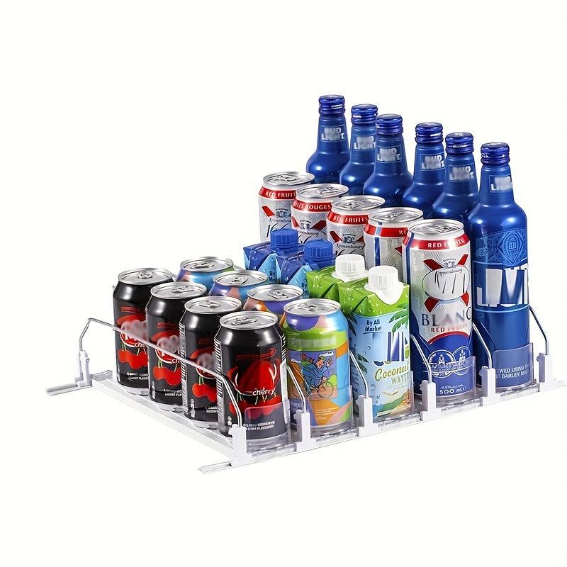 Adjustable Soda Can Dispenser for Refrigerator