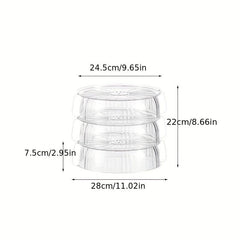Transparent Food Cover for Kitchen Insulation - Household Storage Accessories