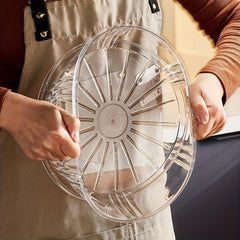 Transparent Food Cover for Kitchen Insulation - Household Storage Accessories