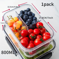 Plastic Refrigerator Storage Box for Fresh Fruits and Vegetables