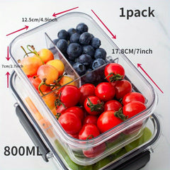 Plastic Refrigerator Storage Box for Fresh Fruits and Vegetables
