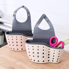 Adjustable Shoulder Strap Sink Sponge Holder Storage Box