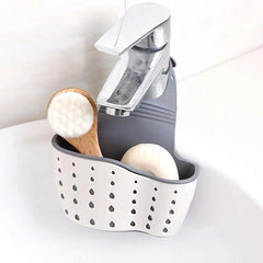Adjustable Shoulder Strap Sink Sponge Holder Storage Box