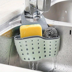 Adjustable Shoulder Strap Sink Sponge Holder Storage Box