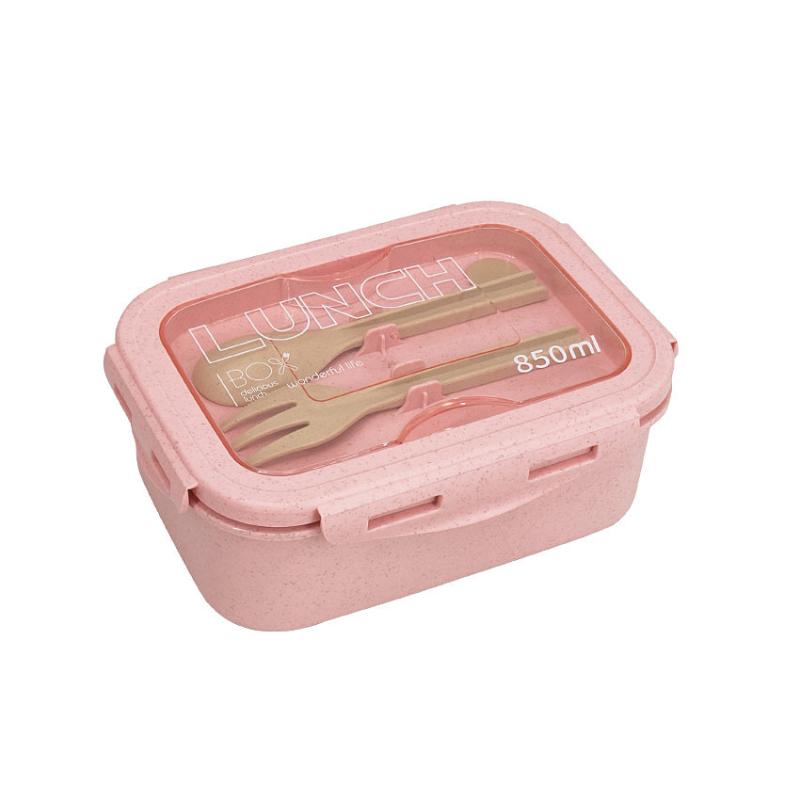 Leakproof 850mL Bento Box with Utensils - Back to School & Work Lunches