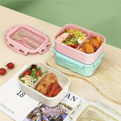 Leakproof 850mL Bento Box with Utensils - Back to School & Work Lunches