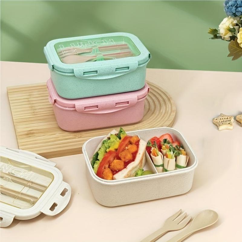 Leakproof 850mL Bento Box with Utensils - Back to School & Work Lunches