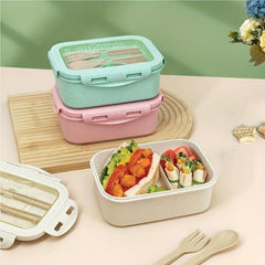 Leakproof 850mL Bento Box with Utensils - Back to School & Work Lunches