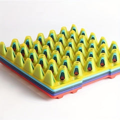 2PCS Plastic 30 Eggs Tray Egg Crates Stackable Egg Cart